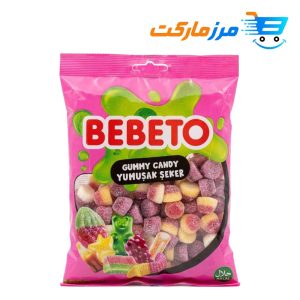 پاستیل ببتو BEBETO مدل کاپ کیک شکری 1کیلوگرمی